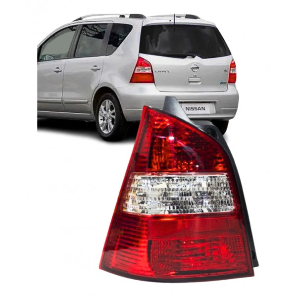 Lanterna Traseira Livina 2009 2010 2011 2012 2013 2014 Esquerdo/motorista Vermelho