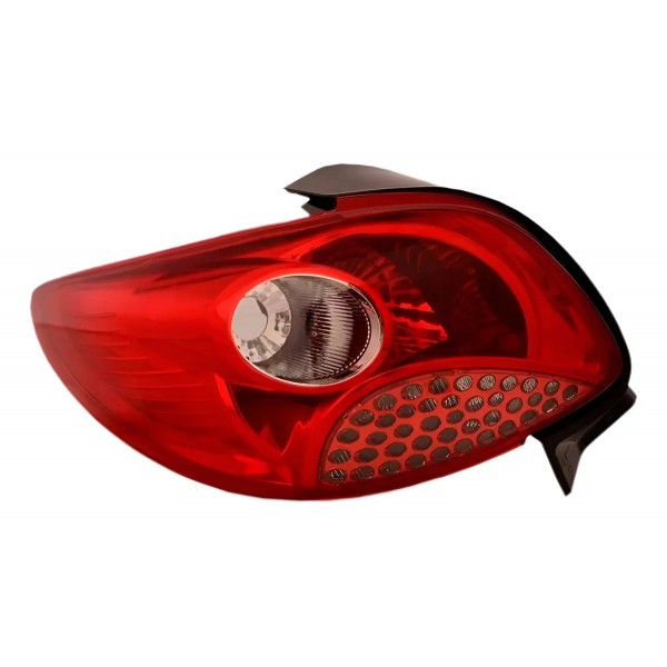 Lanterna Traseira Peugeot 207 2009 2010 2011 Tela Vermelha