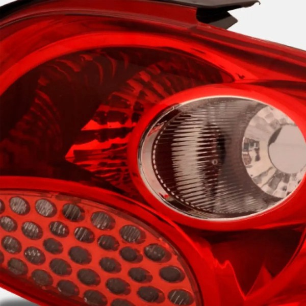 Lanterna Traseira Peugeot 207 2009 2010 2011 Tela Vermelha
