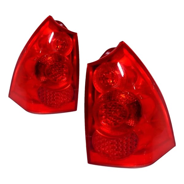 Par Lanterna Traseira Peugeot 307 Sw 2007 08 09 10 11 2012 Ambos Lados Vermelho