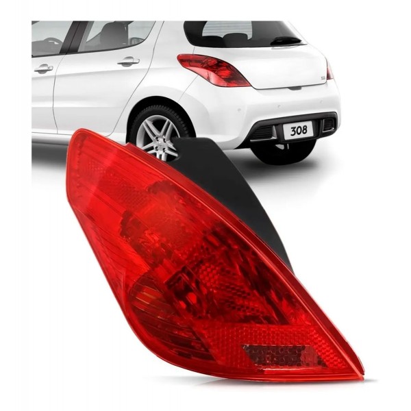 Lanterna Traseira Peugeot 308 2011 A 2015 Hatch