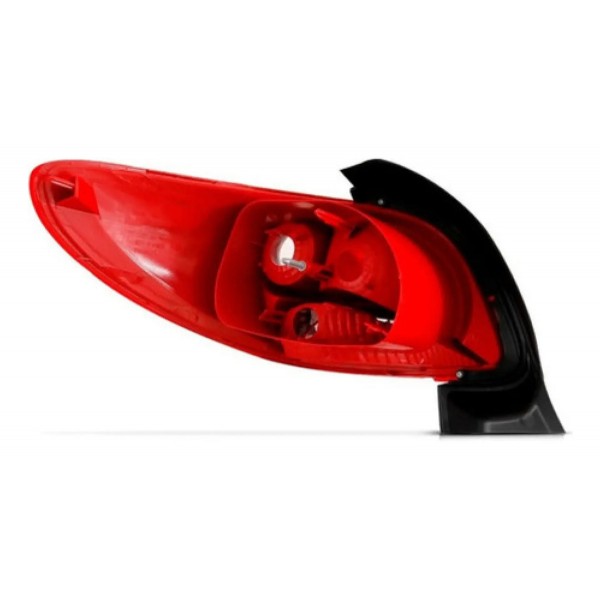 Lanterna Traseira Para Peugeot 207 08/10 Sedan Tela Vermelha