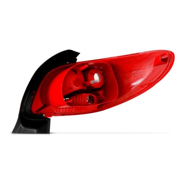 Lanterna Traseira Para Peugeot 207 08/10 Sedan Tela Vermelha