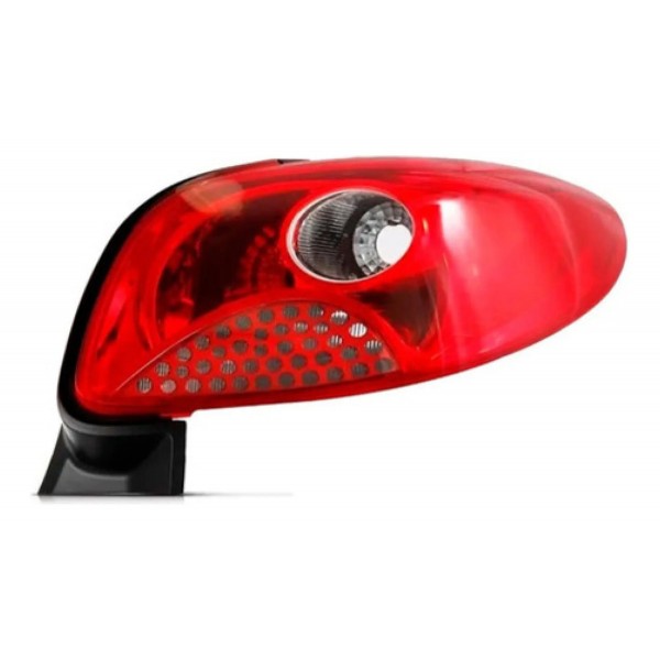 Lanterna Traseira Para Peugeot 207 08/10 Sedan Tela Vermelha
