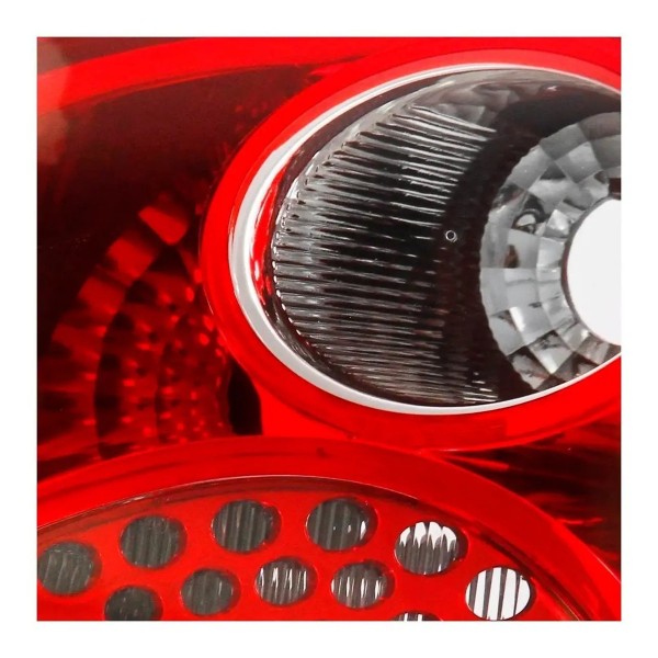 Lanterna Traseira Para Peugeot 207 08/10 Sedan Tela Vermelha