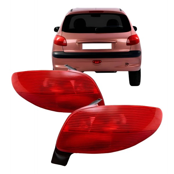 Lanterna Traseira Peugeot 206 1998 99 00 01 02 03 2004