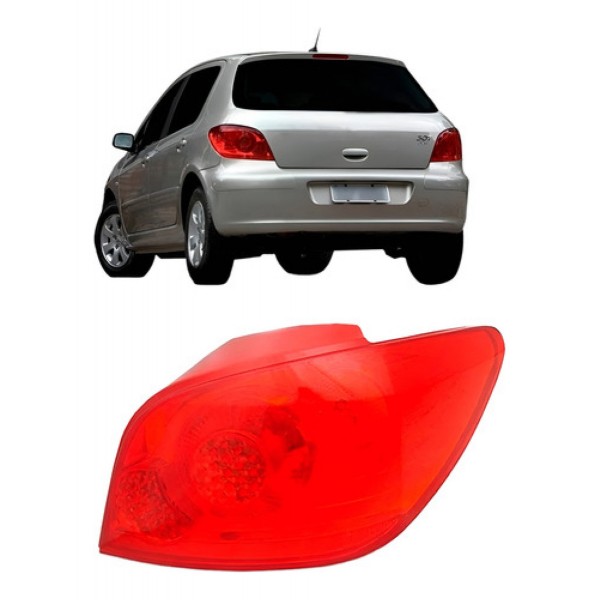 Lanterna Traseira Para Peugeot 307 2007 08 09 10 11 12 Hatch