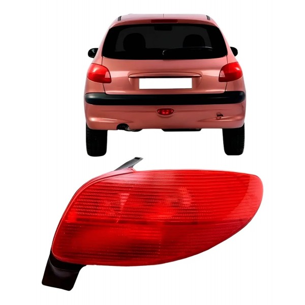 Lanterna Traseira Para Peugeot 206 1998 A 02 Modelo Original