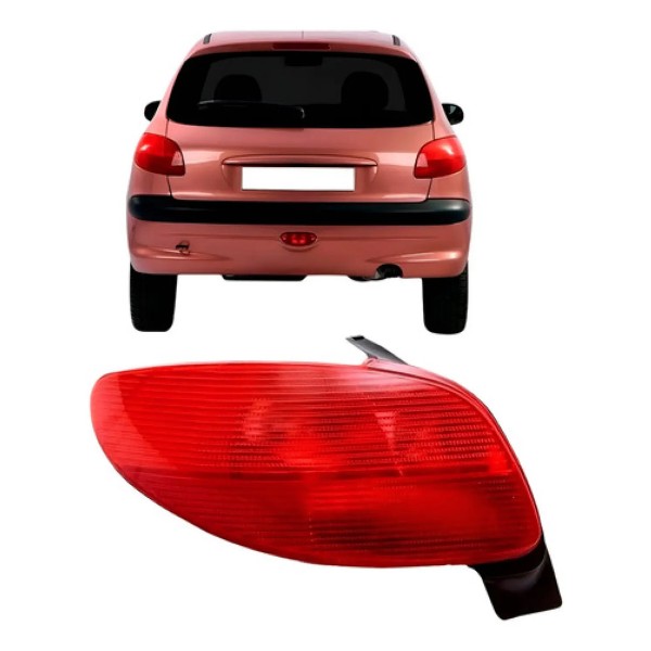 Lanterna Traseira Peugeot 206 1998 A 2002 Modelo Original