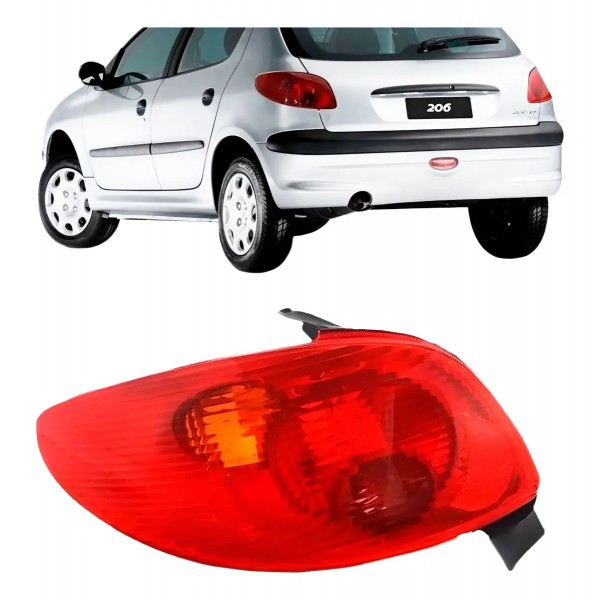Lanterna Traseira Para Peugeot 206 2004 A 06 Modelo Original