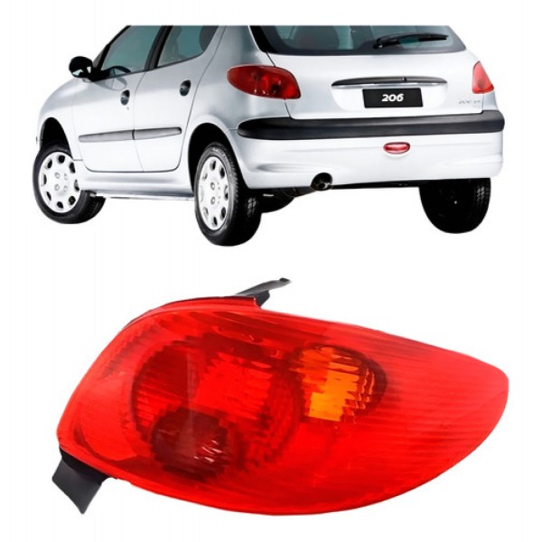 Lanterna Traseira Para Peugeot 206 2004 A 06 Modelo Original