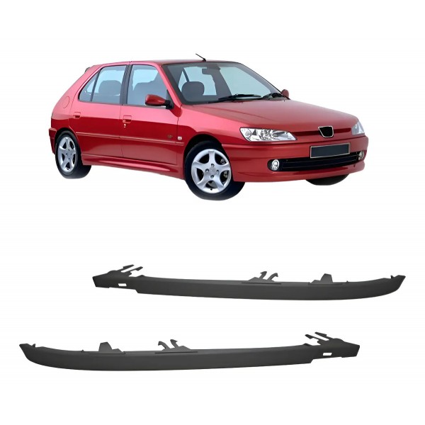 Par Friso Moldura Farol Peugeot 306 1992/1996 Primer Oferta Primer