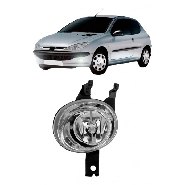 Farol Milha Auxiliar Peugeot 206 2004 A 2009 Bocão
