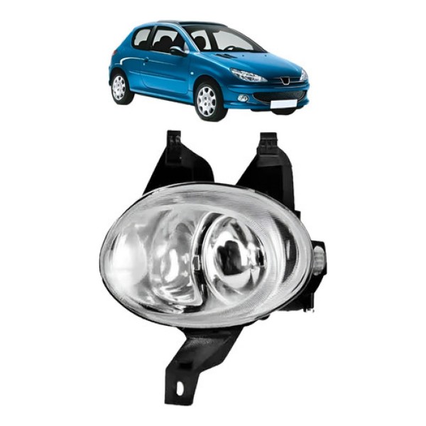 Farol Milha Auxiliar Peugeot 206 1998 1999 2000 01 02 2003