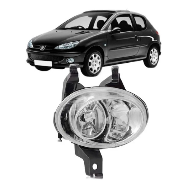 Farol Milha Auxiliar Peugeot 206 1998 A 2003
