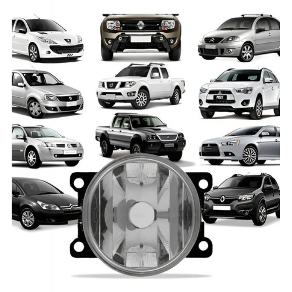 Farol Milha Mitsubishi Citroen Ford Para Peugeot Renault