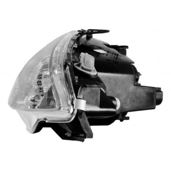 Farol Peugeot 206 E 206 Sw 2005 A 2008 Foco Simples Liso
