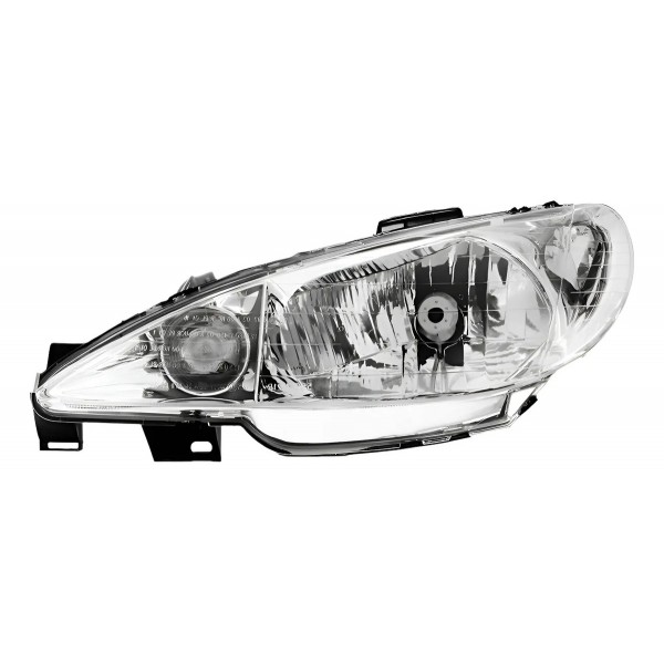 Farol Peugeot 206 - 2005 A 2008 Foco Simples Serve Antigo