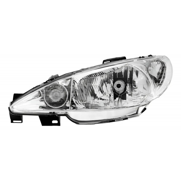Farol Peugeot 206 - 2005 A 2008 Foco Simples Serve Antigo