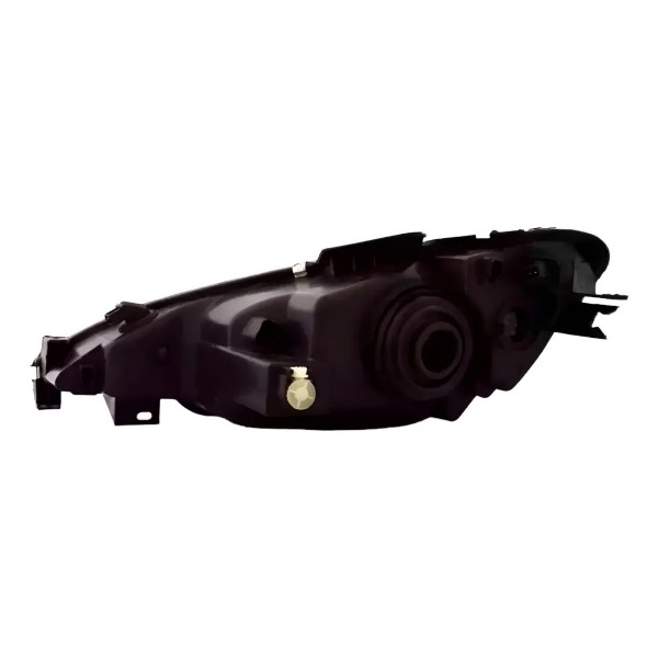 Farol Peugeot 206 1999 A 2001 Cromado Lente Raiada