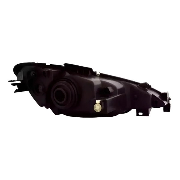 Farol Peugeot 206 1999 A 2001 Cromado Lente Raiada