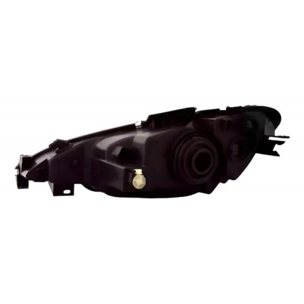 Farol Peugeot 206 1999 A 2001 Cromado Lente Raiada