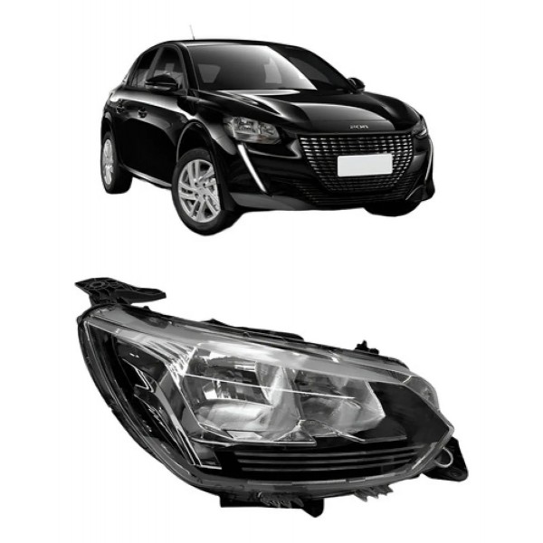 Farol Peugeot 208 Like 2020 2021 2022 2023
