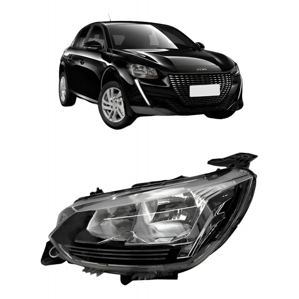 Farol Peugeot 208 Like 2020 2021 2022 2023