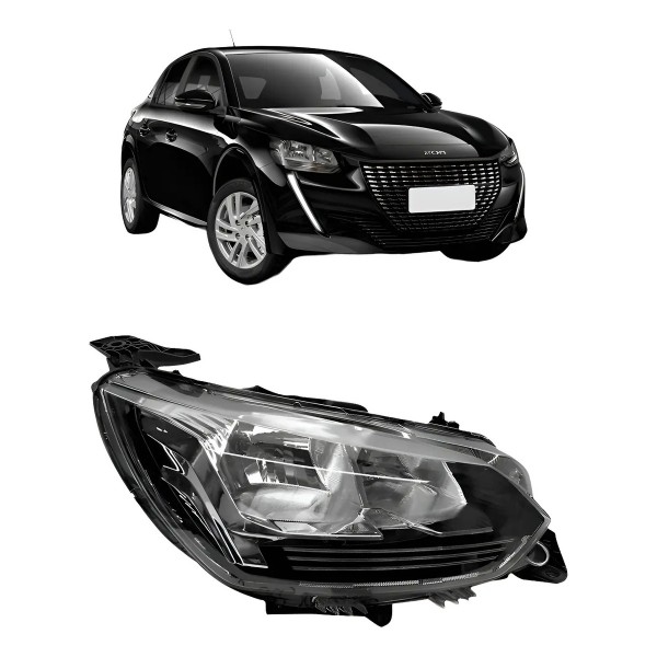Farol Peugeot 208 Allure 2020 2021 2022 2023