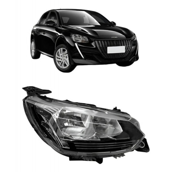 Farol Para Peugeot 208 Allure 2020 2021 2022 2023