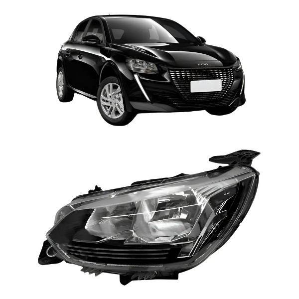 Farol Para Peugeot 208 Allure 2020 2021 2022 2023