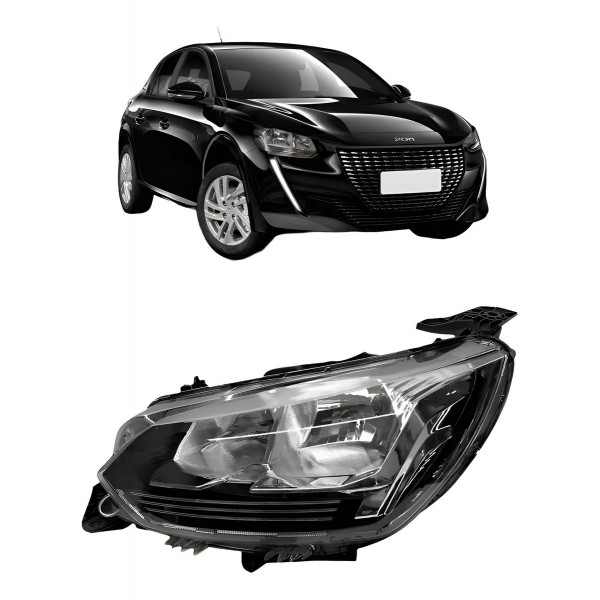 Farol Peugeot 208 Active 2020 2021 2022 2023