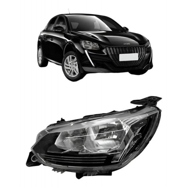 Farol Peugeot 208 Active 2020 2021 2022 2023