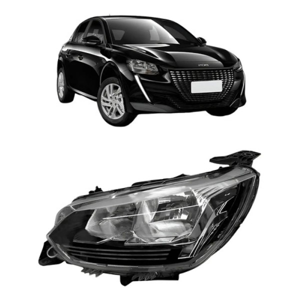 Farol Para Peugeot 208 Like 2020 2021 2022 2023