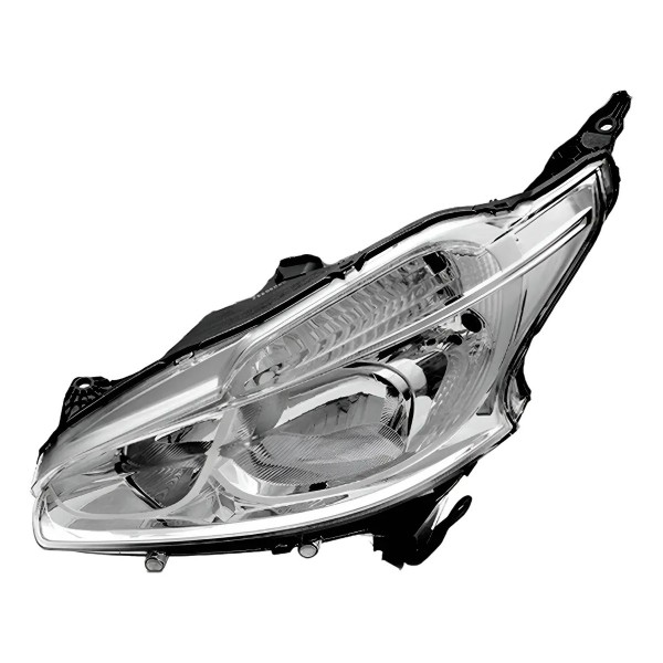 Farol Para Peugeot 208 2012 A 2016 Manual Cromado S/led