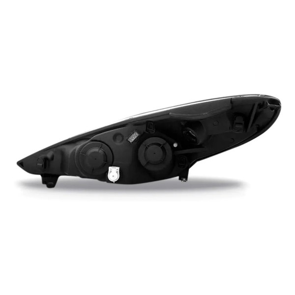 Farol Peugeot 207 09 2010 2011 12 2013 Máscara Negra Oferta