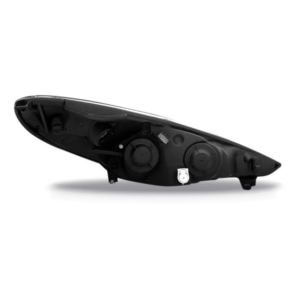 Farol Peugeot 207 09 2010 2011 12 2013 Máscara Negra Oferta