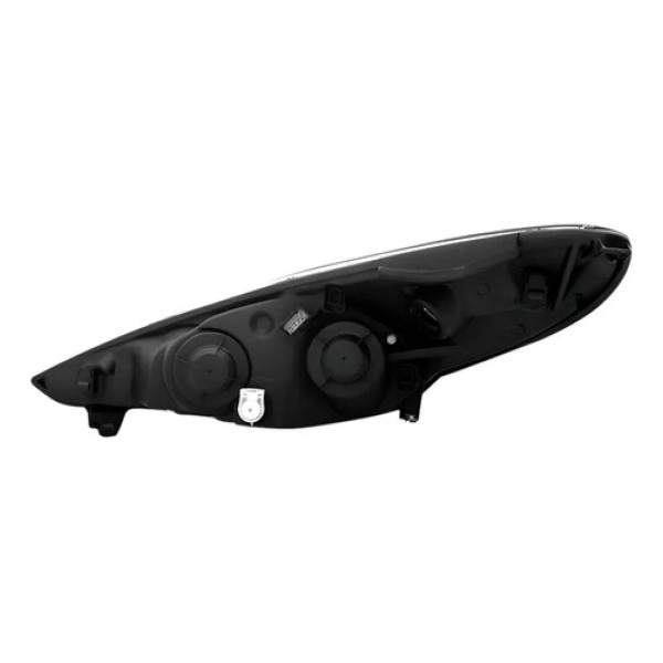 Farol Para Peugeot 207 09 2010 11 12 13 Máscara Negra Ofert