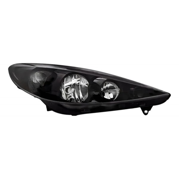 Farol Para Peugeot 207 09 2010 11 12 13 Máscara Negra Ofert