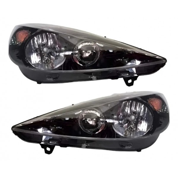 Farol Peugeot 207 Hoggar 07 08 09 10 11 12 13 14  Masc Negra