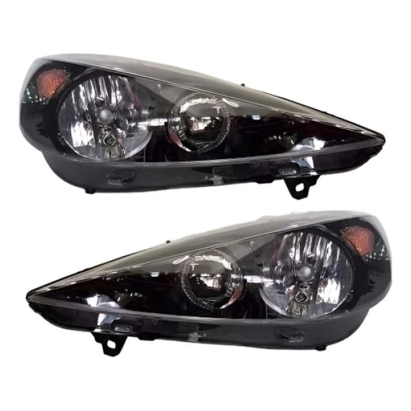 Farol Peugeot 207 Hoggar 07 08 09 10 11 12 13 14  Masc Negra