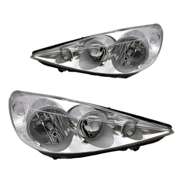 Par Farol Peugeot 207 2009 2010 2011 12 2013 Manual Cromado