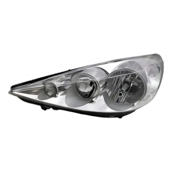 Farol Para Peugeot 207 09 2010 2011 2012 2013 Manual Cromado