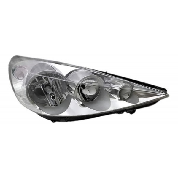 Farol Para Peugeot 207 09 2010 2011 2012 2013 Manual Cromado