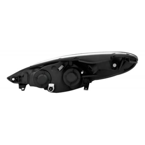 Farol Para Peugeot 207 09 2010 2011 2012 2013 Manual Cromado