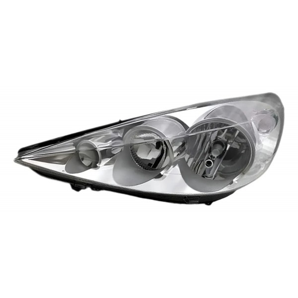 Farol Para Peugeot 207 09 2010 2011 2012 2013 Manual Cromado