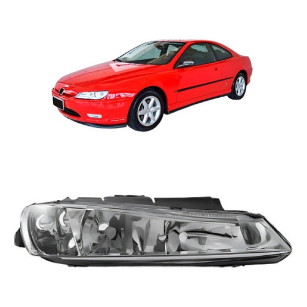Farol Para Peugeot 406 2000 2001 2002 2003 2004
