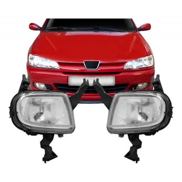 Par Farol De Milha Auxiliar Peugeot 306 1997 1998 1999