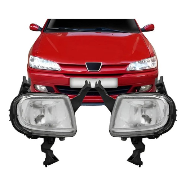 Farol De Milha Auxiliar Peugeot 306 1997 1998 Esquerdo