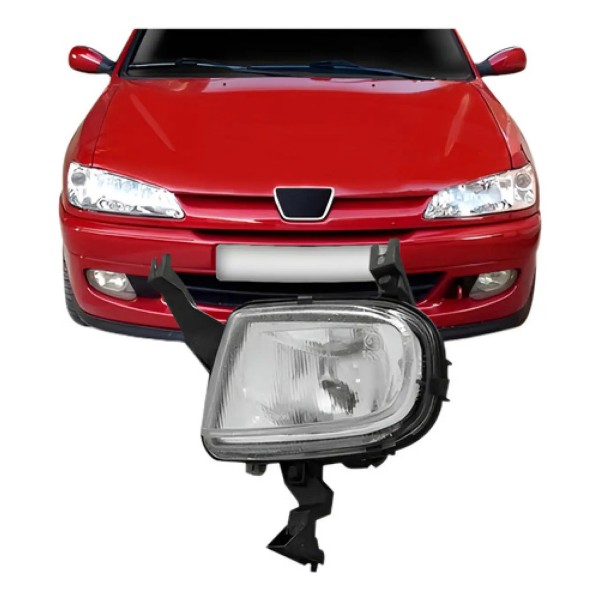Farol De Milha Auxiliar Para Peugeot 306 99 A 02 Esquerdo